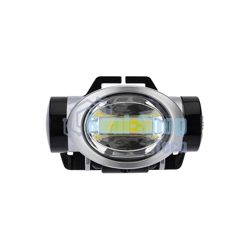 Фонарь налобный Rexant поворотный 3 Вт 100%, 50%, пульсирующий белый; 3 х ААА, СОВ + зеркальный рассеиватель