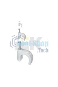 Скоба креп. круглая R10 (уп.100шт) ИЭК USK11-10-100