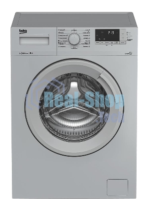 Стиральная машина Beko WSRE6512ZSS серебристый, загрузка фронтальная 6 кг, 1000 об/мин., класс: А