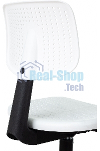 Кресло детское Бюрократ CH 200 белый пластик крестов. пластик