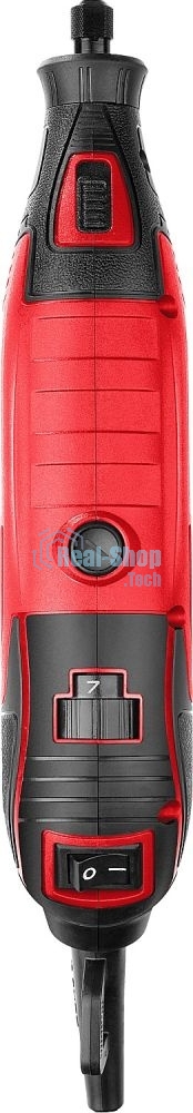 Прямошлифовальная машина (гравер) Зубр ЗГ-160 КН41, 220В, 160 Вт, 3.2 мм, 15000-35000 об/мин, набор насадок, цанг и державок, гибкий вал, штатив, 41 предмет, кейс