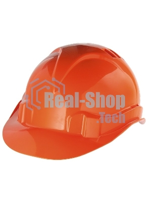 Каска защитная из ударопрочной пластмассы Сибртех, модель Европа (К-01), оранжевая