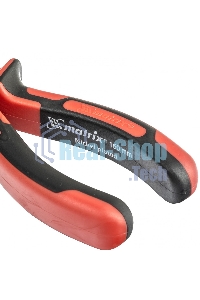 Круглогубцы Matrix NICKEL, 160 мм, никелированные, двухкомпонентные рукоятки