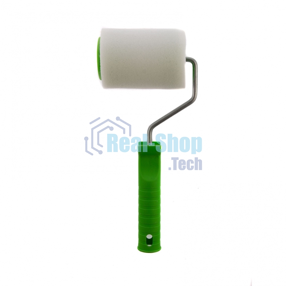 Валик Сибртех Поролон с ручкой, 100 мм, D 48 мм, D ручки 6 мм