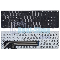 Клавиатура для ноутбука HP Probook 4535S 4530S 4730S черная c серой рамкой