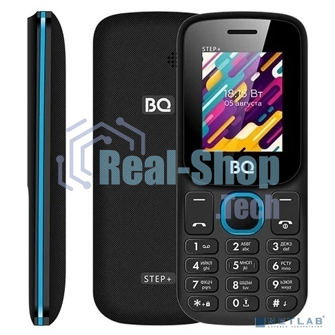 Мобильный телефон BQ 1848 Step+ черный/синий