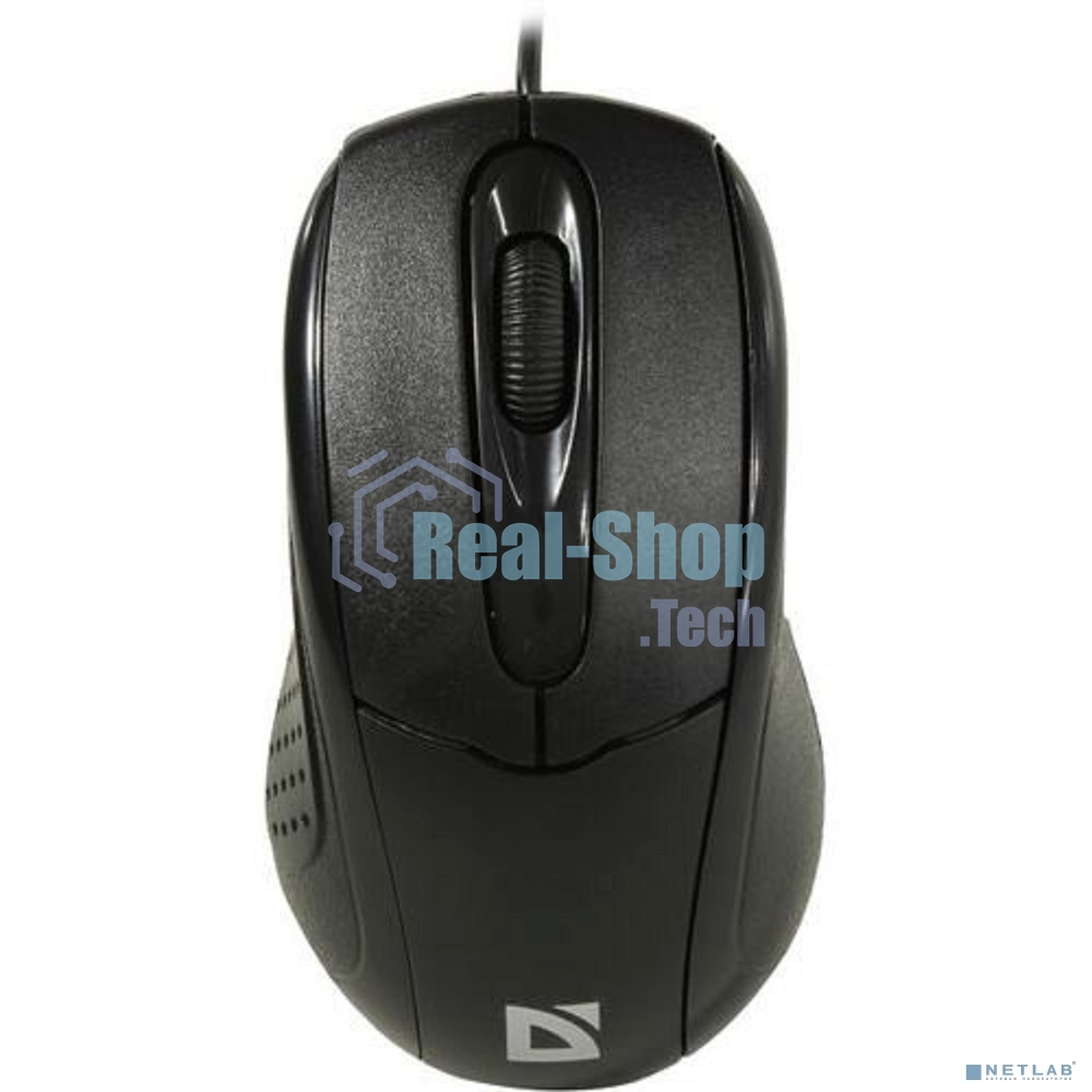 Мышь проводная Defender Standard MB-580 черный, 1000 dpi, USB, кнопки - 3
