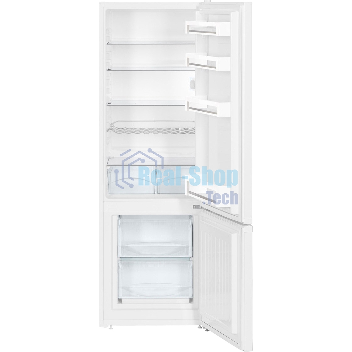 Холодильники Liebherr CUe 2831-26 001 белый двухкамерный 212/53л морозилка снизу