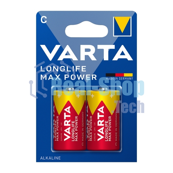 Батарейка VARTA LONGLIFE MAX P. C бл. 2