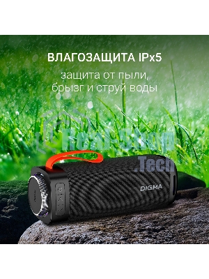 Портативная колонка Digma D-PS1522 черный 60W 2.0 BT 10м 3000mAh
