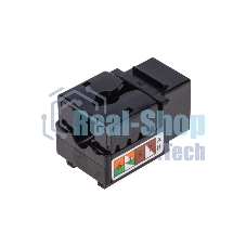 Модуль Keystone Rexant Jack RJ-45(8P8C), UTP неэкранированный, CAT 6, тип 90 градусов, черный PRO