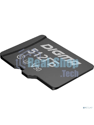 Флеш карта microSDXC 512Gb Class10 Digma CARD30 + adapter
