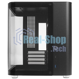 Корпус без блока питания Корпус JONSBO TK-1 Black 2.0 MATX без БП, mini-ITX, micro-ATX, черный