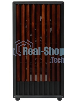 Компьютерный корпус Zalman P10 NAMU, MATX, черный, WINDOW, FRONT COVER WALNUT, 2x3.5