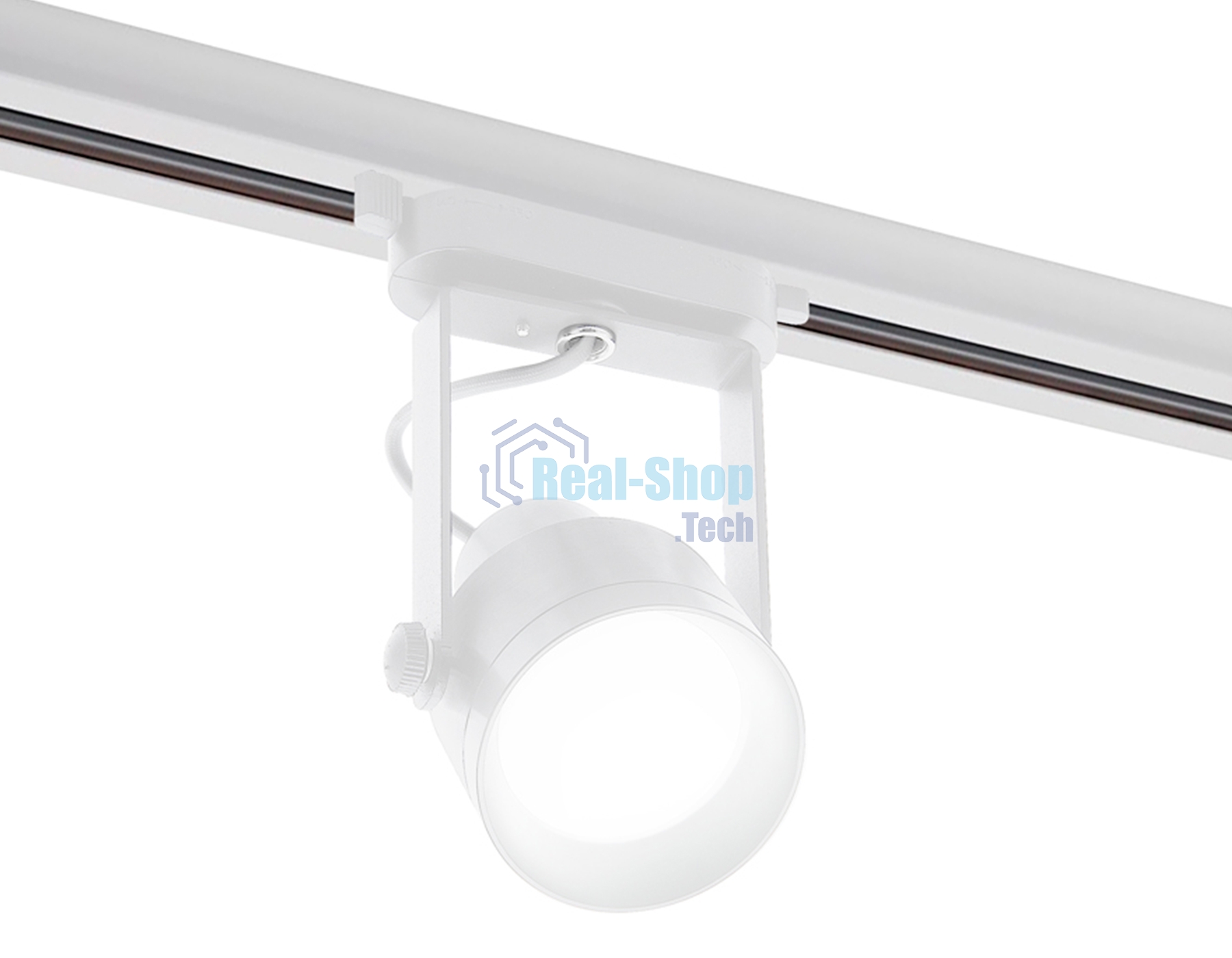 Корпус светильника C6601 WH белый D60*H135mm Out122mm MR16 GU10 (насадки D60mm)