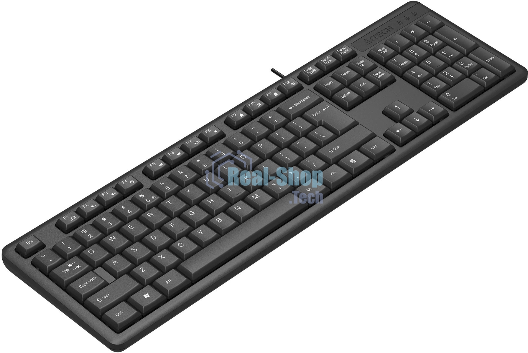 Клавиатура проводная A4Tech KR-3, USB, черный