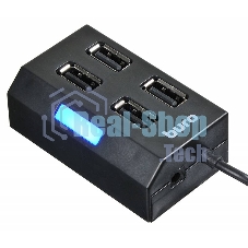 Разветвитель USB 2.0 Buro BU-HUB4-U2.0 4порт. черный Разветвитель USB 2.0 Buro BU-HUB4-U2.0 4порт. черный