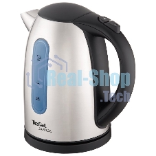 Чайник Tefal KI 170D30 Максимальная мощность: 2400 Вт Объем: 1.7 л Материал корпуса: металл Нагревательный элемент: закрытая спираль Дисплей: нет Терморегулятор: нет Индикация включения: нет Индикатор уровня воды: да Фильтр: да