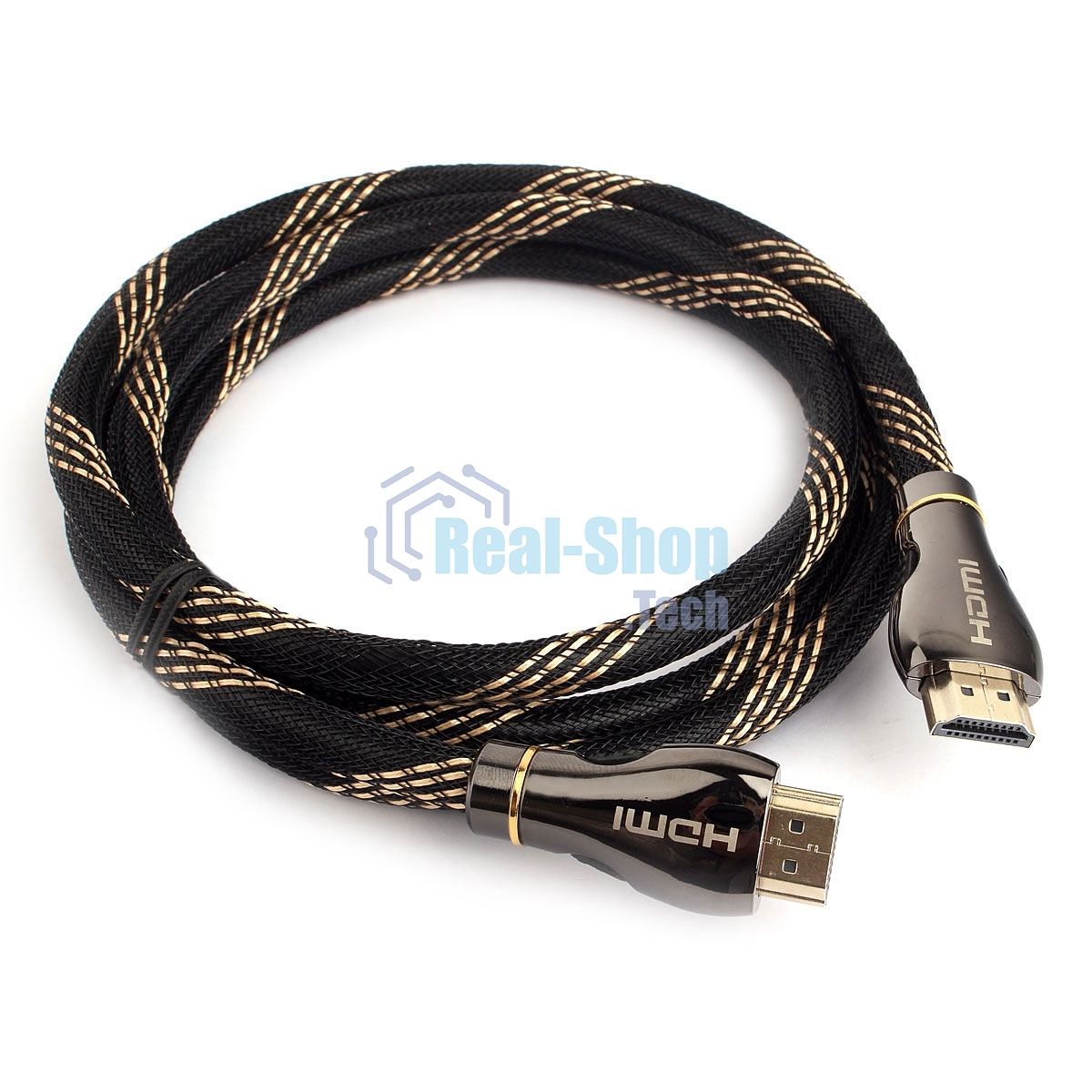 Кабель Cablexpert HDMI CCP-HDMI8К-1.5M, 19M/19M, v2.1, 8К, медь, позол.разъемы, экран, оплетка, 1.5м, черный, пакет