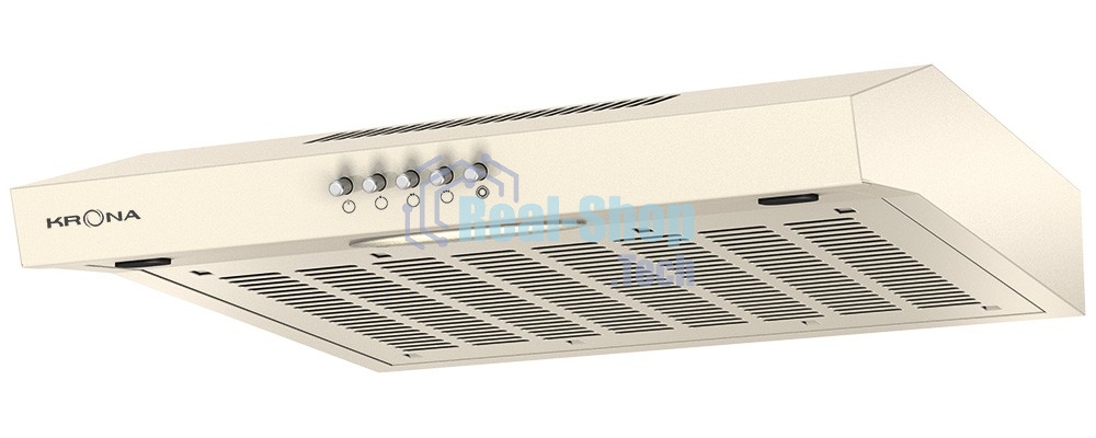 Вытяжка подвесная KRONA Ermina 500 ivory PB бежевый, 49.6 см, 455 куб. м/ч, 42 дБ