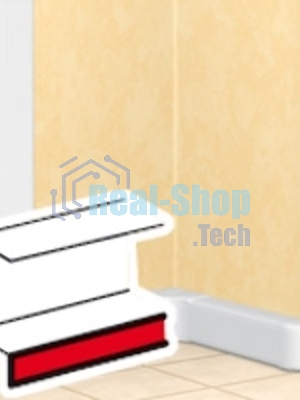 Накладка плинтусная DLP 2м 010580 Legrand Накладка плинтусная - для кабель-канала DLP 35x80 - 2 м - угольно-серый (L = 2 метра, цена за метр)