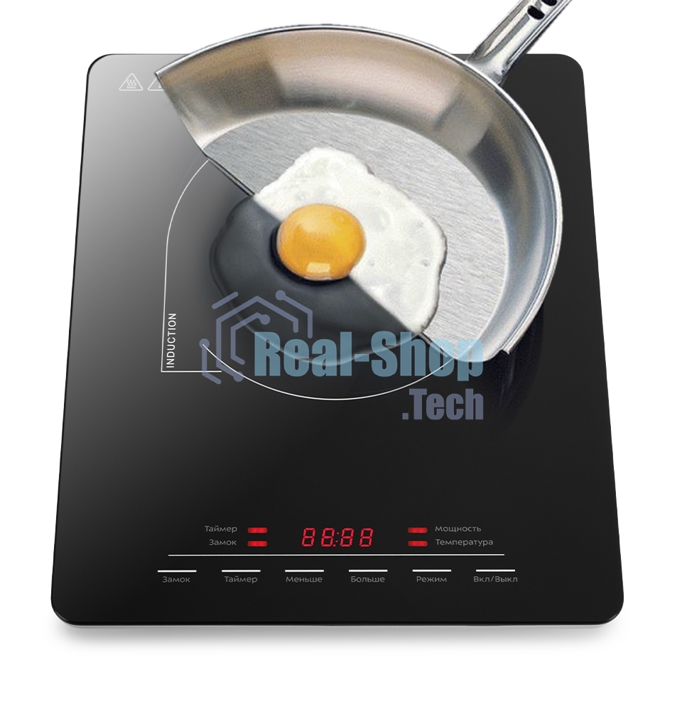 Электрическая плитка Kitfort КТ-125 черный (настольная)