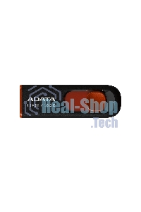 Флешка USB ADATA Classic C008 (AC008-16G-RKD), 16Gb, USB 2.0, R/W 30/6, черный/красный