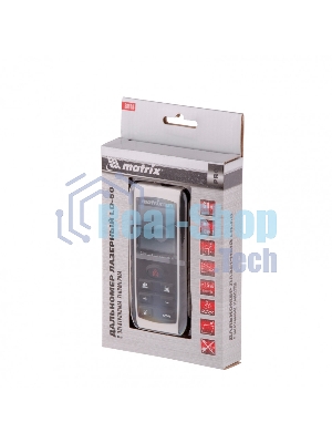 Лазерный дальномер Matrix LD-60, 60м с электронным угломером