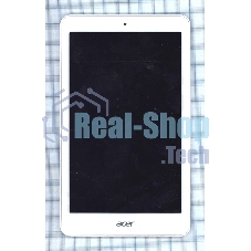 Модуль (матрица + тачскрин) для Acer Iconia Tab A1-860 белый с рамкой