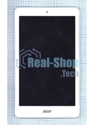Модуль (матрица + тачскрин) для Acer Iconia Tab A1-860 белый с рамкой