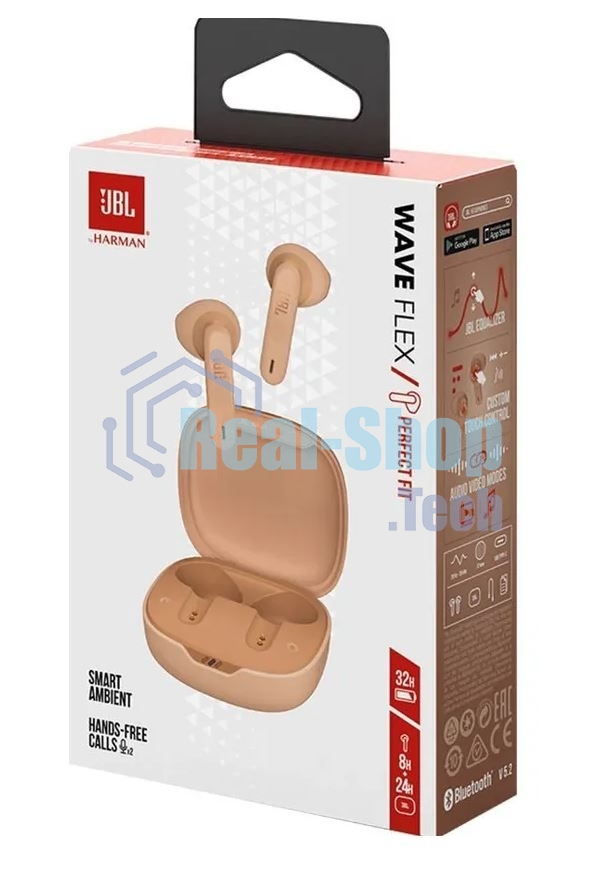 Наушники JBL Wave Flex TWS бежевый