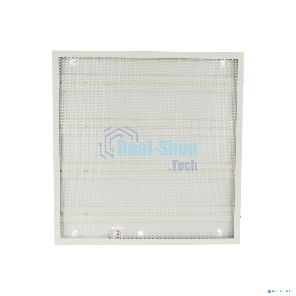 Светильник светодиодный Gauss IP20 595x595x19мм 36W 2950lm 6500K офисный призм. рассеиватель 1/4