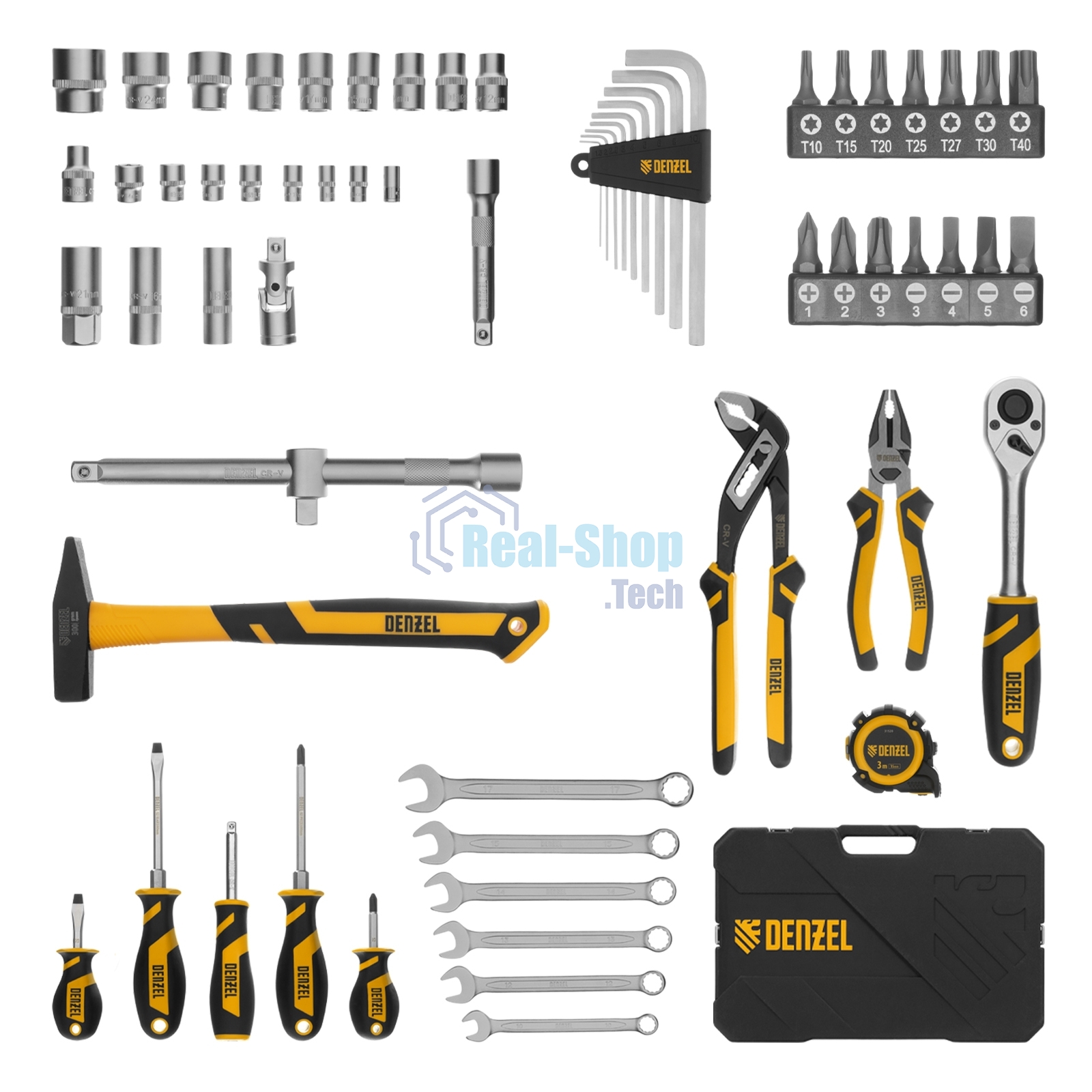 Набор инструментов Denzel 1/2