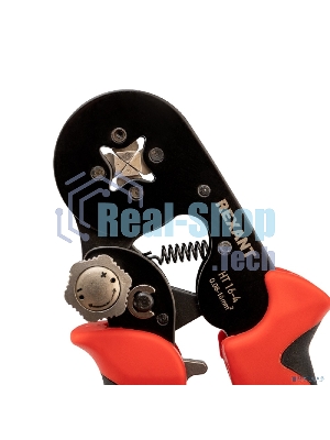 Кримпер Rexant HT 16-4 для обжима штыревых наконечников 0.08-16.0 мм² с регулятором прижимного усилия