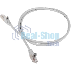 Кабель Patch cord Lanmaster TWT-45-45-1.5/S6-GY 1.5м FTP Cat 6 Grey