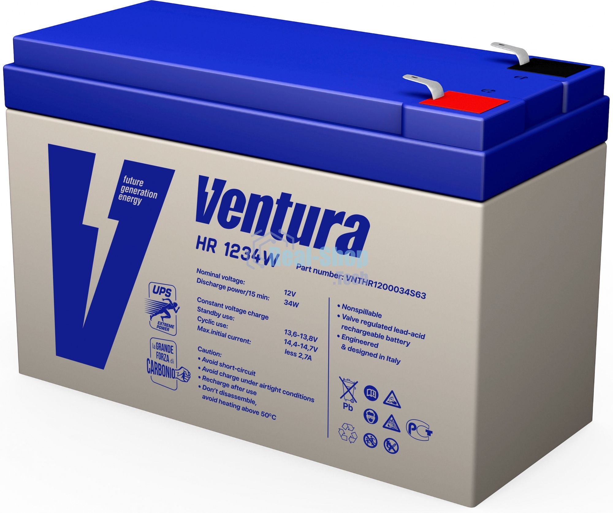 Батарея для ИБП Ventura HR1234W 12V 9Ah