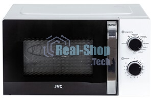 Микроволновая печь JVC JK-MW210MG белый, 20 л, 700 Вт, переключатели - поворотный механизм