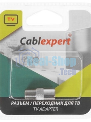 Переходник Cablexpert APL-FTVM-01, F (мама)/TV (папа), блистер