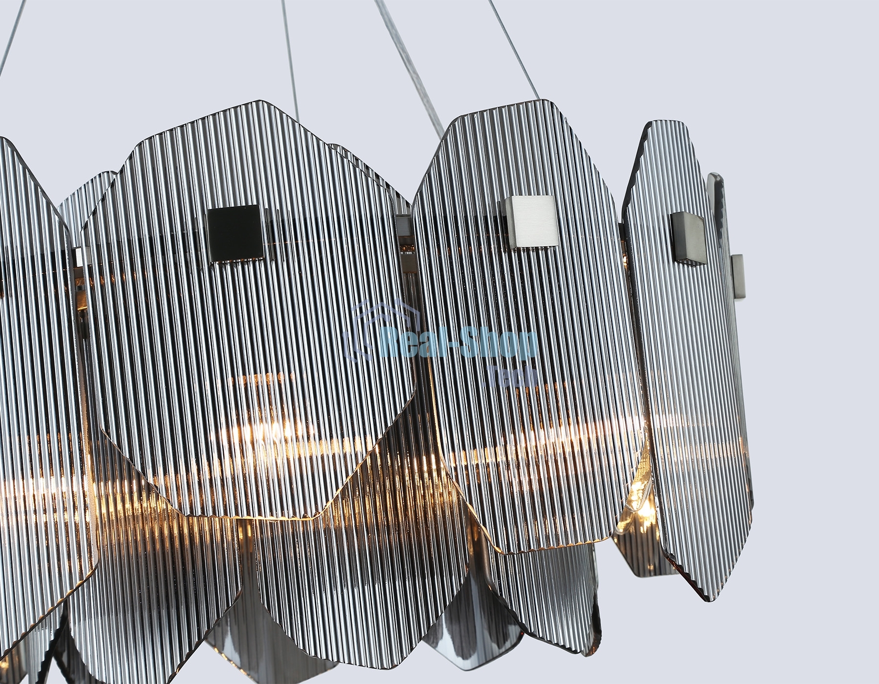 Светильник Ambrella light LH31201/6 SN/SM сатин никель/дымчатый E14*6 max 40W D510*270