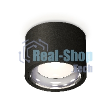 Светильник Ambrella Light XS7511011 SBK/PSL черный песок/серебро полированное MR16 GU5.3 (C7511, N7023)