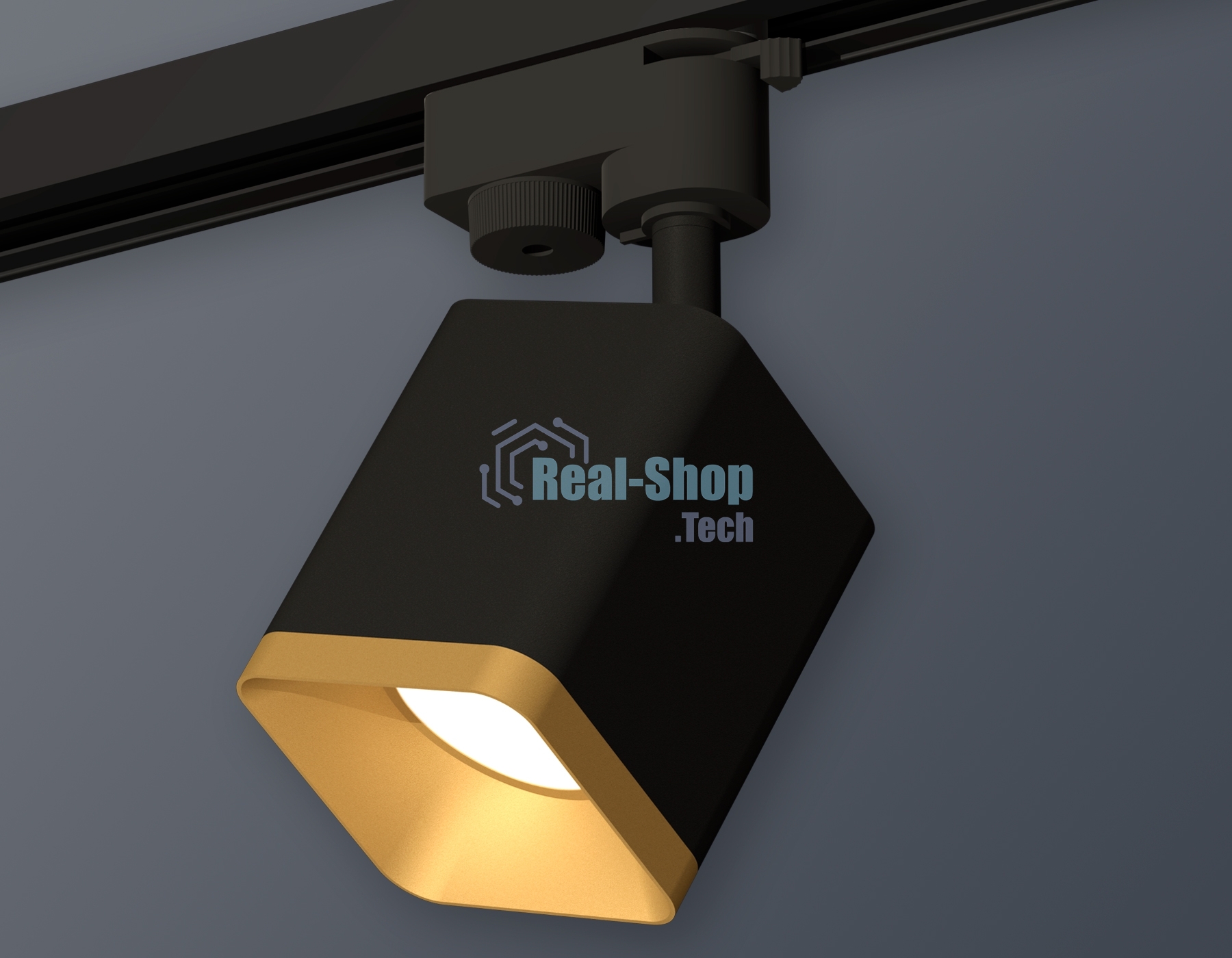 Светильник Ambrella light XT7813003 SBK/SGD черный песок/золото песок MR16 GU5.3 (A2521, C7813, N7704)