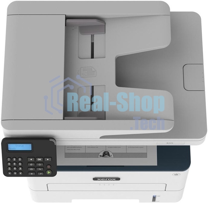МФУ лазерное Xerox B225 (B225V_DNI), A4, ч/б, печ. до 34 стр/мин., скан. до 23 стр/мин. (ч/б) 7 стр/мин. (цвет), 600x600dpi, USB, RJ-45, Wi-Fi
