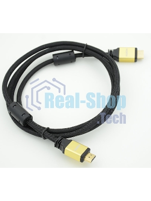 Кабель HDMI Behpex Ver.1.4 Gold jack HDMI(19pin)/HDMI(19pin) 1.8м феррит.кольца позолоченные контакты