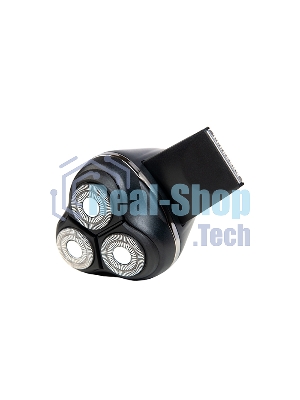 Электробритва Centek CT-2166 (хром/черный) ротор, АККУМУЛЯТОР + РАБОТА ОТ СЕТИ,триммер