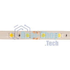 Лента светодиодная силикон, 10 мм, IP65, SMD 5050, 60 LED/m, 12 V, цвет свечения теплый белый