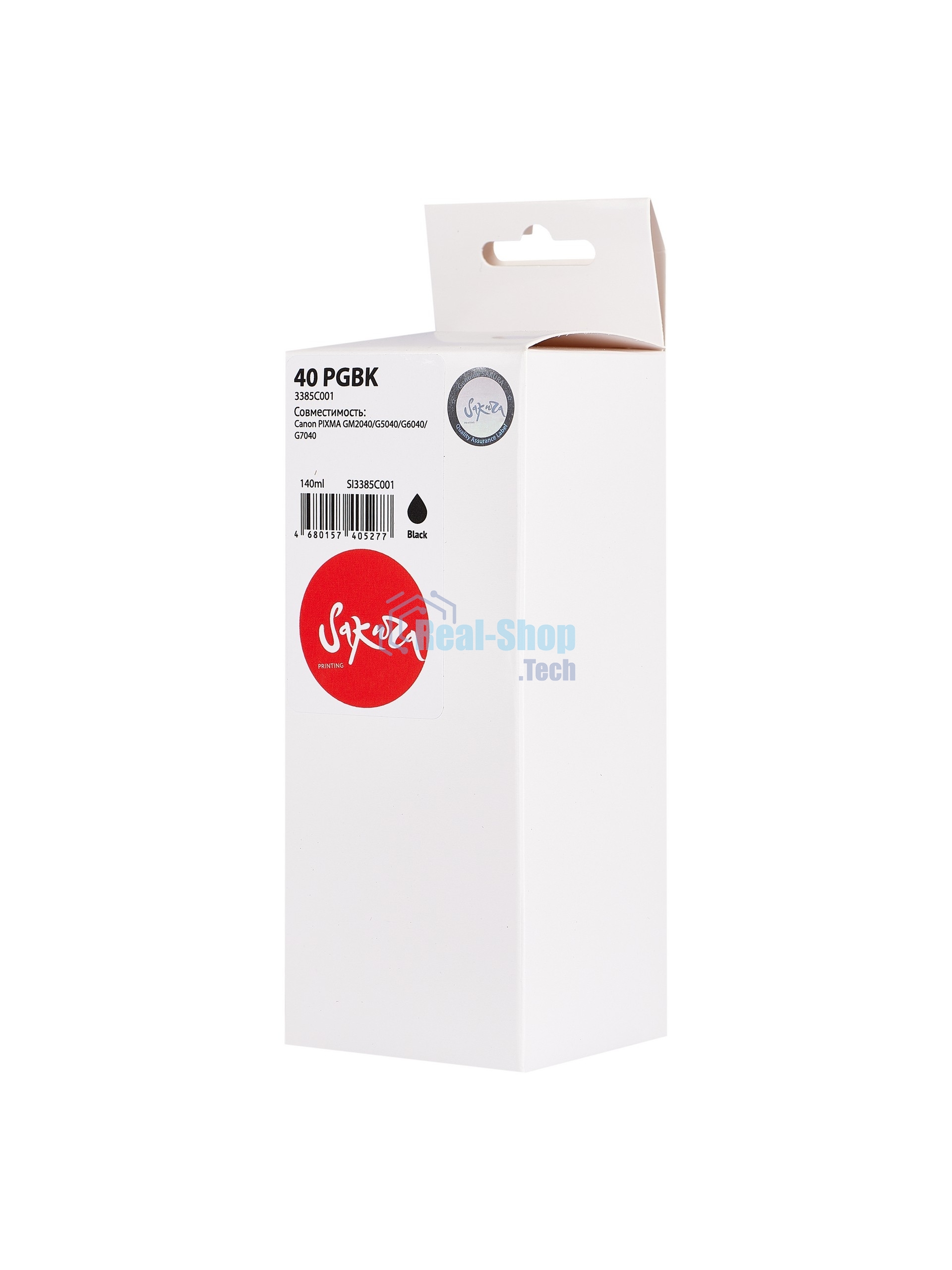 Чернила Sakura 3385C001 для Canon, черный, 5000 к., 140 мл.