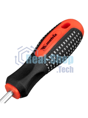 Отвертка Matrix Fusion, SL6,0 х 200 мм, CrV, 3-х компонентная рукоятка 