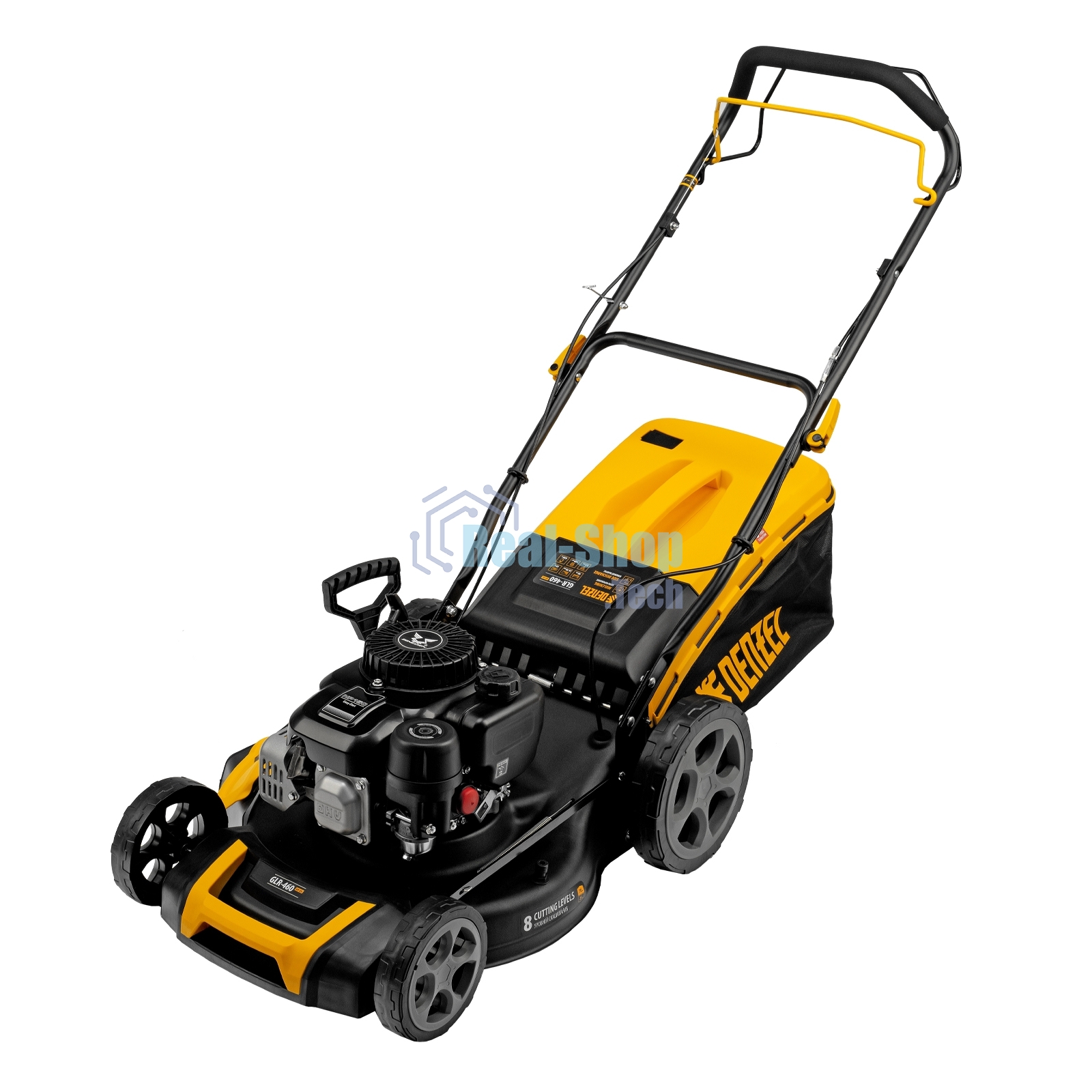 Газонокосилка бензиновая Denzel GLR-460SP-ZS, 149 см3, ширина 46 см, привод, травосборник 65 л
