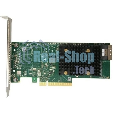 Адаптер SAS 9500-8i SGL (05-50077-03) PCIe v4 x8 LP, Tri-Mode SAS/SATA/NVMe 12G HBA, 8port(2*int SFF8654), 3808 IOC