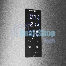 Холодильник Maunfeld MFF187NFIX10 нержавеющая сталь двухкамерный 232/98л морозилка снизу